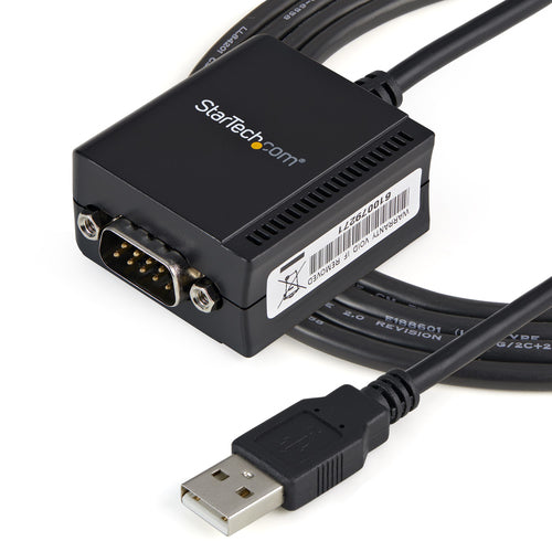 StarTech.com 1 Port FTDI USB to Serial RS232 Adapter Cable with COM Retention StarTech.com 1 Port FTDI USB to Serial RS232 Adapter Cable with COM Retention
